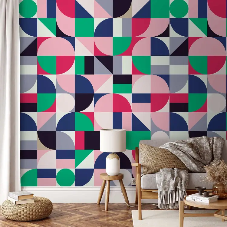 Geometryczna mozaika (kolorowy)