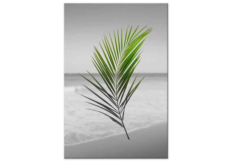Obraz na płótnie Zielona gałązka palmowa (1-częściowy) pionowy