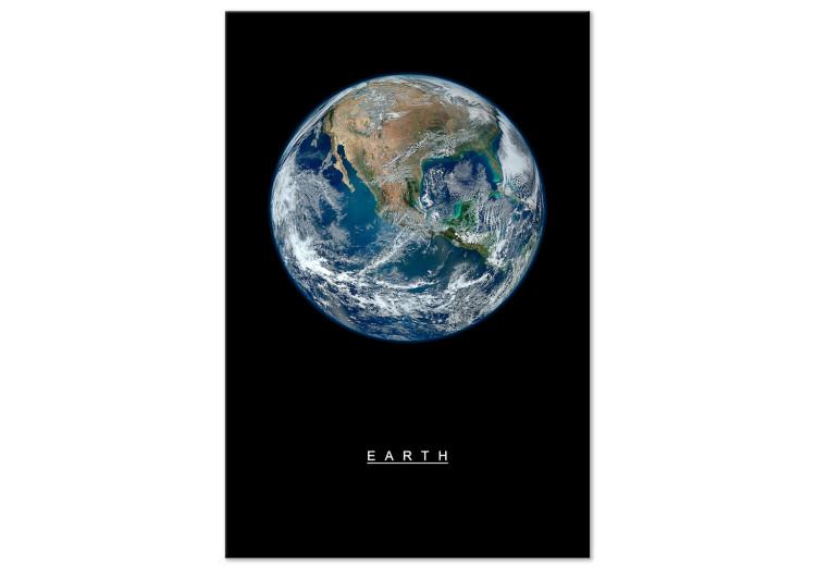 Obraz na płótnie Ziemia (1-częściowy) pionowy