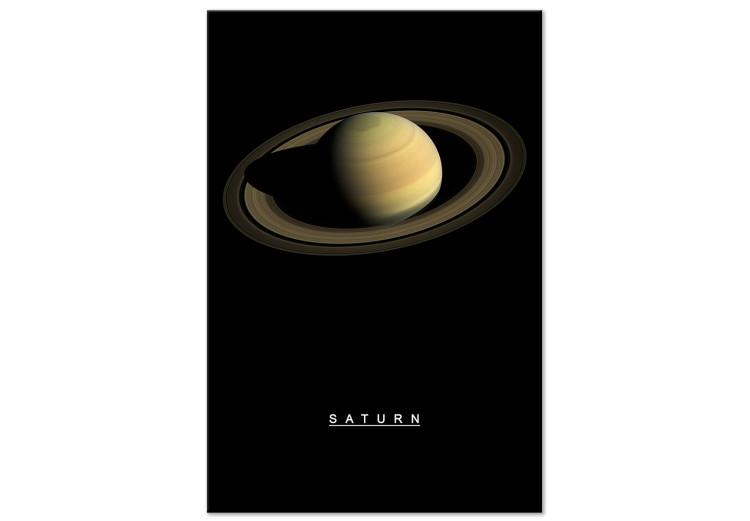 Obraz na płótnie Saturn (1-częściowy) pionowy