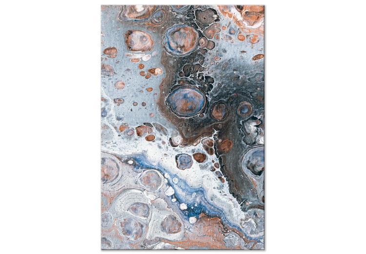 Obraz na płótnie Blue Sienna Marble (1-częściowy) pionowy