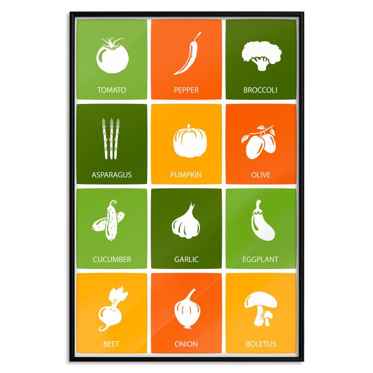 Plakat Kolorowe warzywa [Poster]