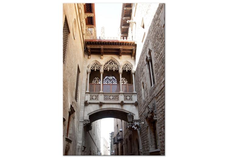 Obraz na płótnie Dzielnica gotycka w Barcelonie - zdjęcie zabytkowej architektury