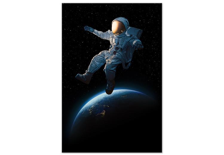 Obraz na płótnie Kosmiczny spacer (1-częściowy) pionowy
