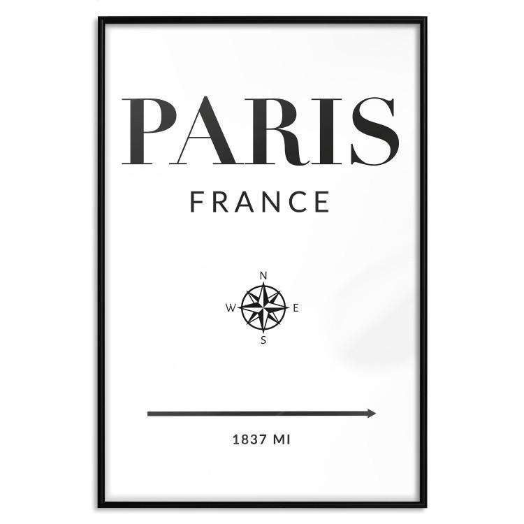 Plakat Kierunek Paryż [Poster]