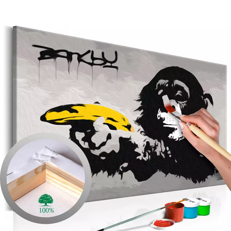 Małpa (Banksy Street Art Graffiti)