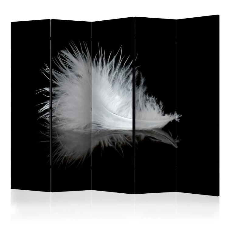 Parawan White feather II [Room Dividers]