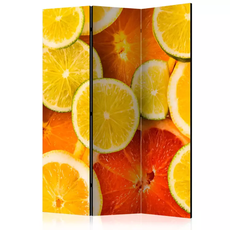 Citrus fruits (3-częściowy) - pomarańczowe soczyste owoce tropikalne