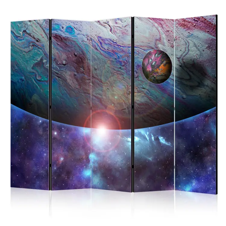 Na orbicie II - fantazyjny i abstrakcyjny pejzaż kosmosu oraz planet