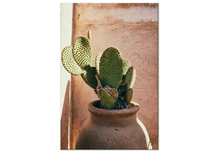 Obraz na płótnie Kaktus w doniczce (1-częściowy) pionowy