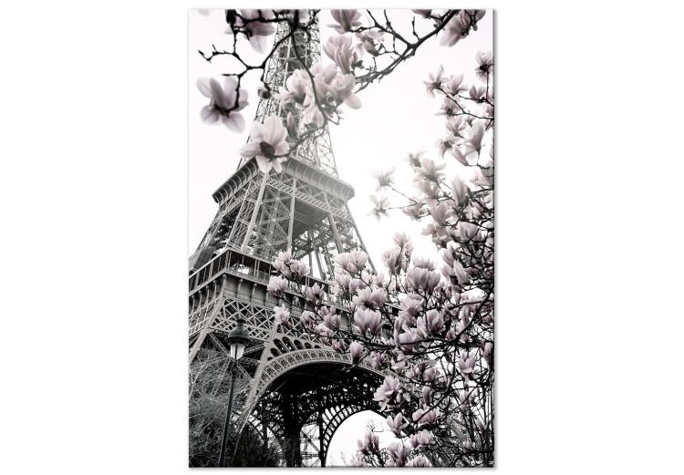 Obraz na płótnie Paryskie magnolie (1-częściowy) pionowy