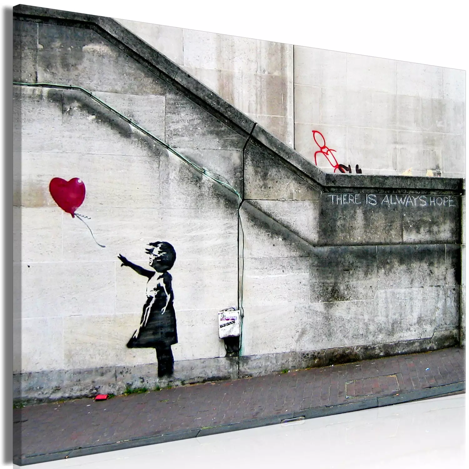 【予約販売品】 Obraz XXL Girl With a Balloon by Banksy [Large Format 版画
