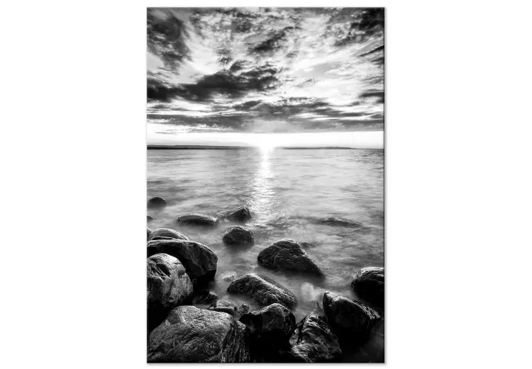 Skandynawski poranek (1-częściowy) pionowy - wschód słońca nad morzem