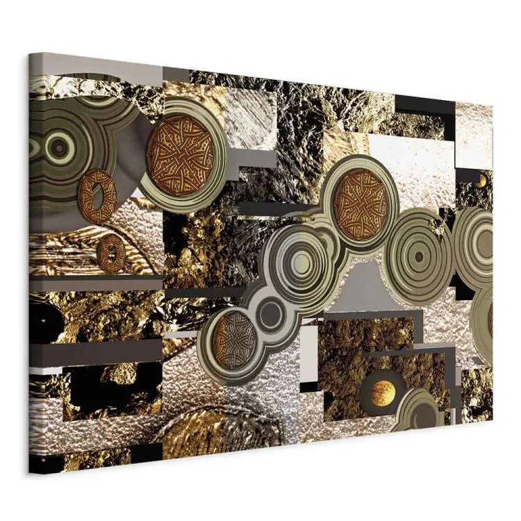 Abstrakcja w ornamenty - złote motywy według Klimta
