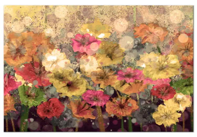 Rosa na malowanej łące (1-częściowy) - wiosenne wielobarwne kwiaty