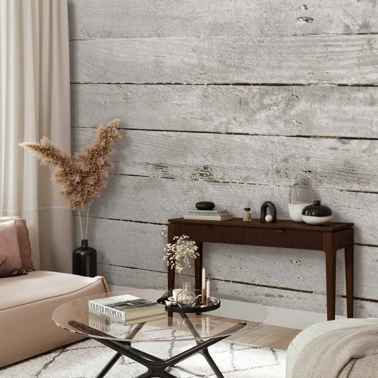 Dekoracyjne deski - białe drewno na ścianę w stylu shabby chic