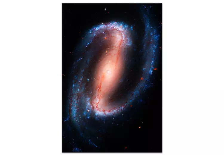 Spiralna galaktyka - gwiazdy w kosmosie widziane przez teleskop