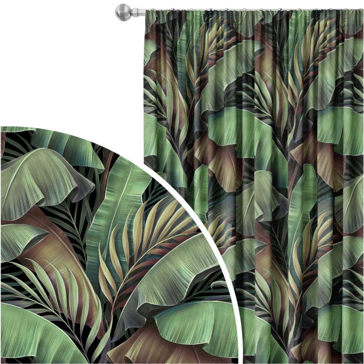 Oblicze liści - zielono-brązowa kompozycja inspirowana naturą