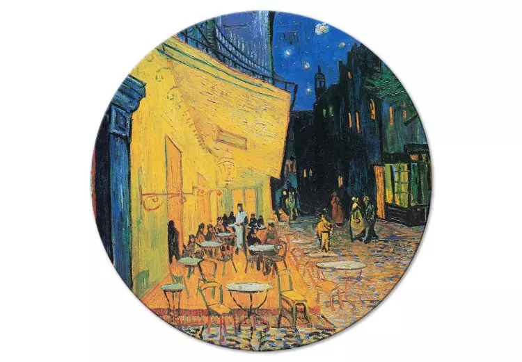 Taras kawiarni w nocy, Vincent van Gogh - widok francuskiej uliczki