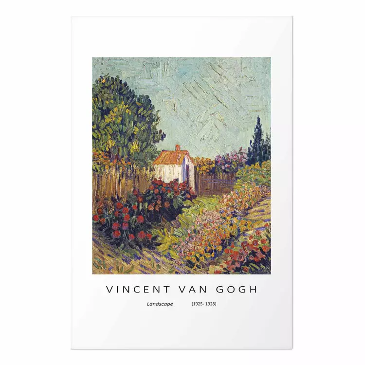 Krajobraz - reprodukcja Vincenta van Gogha w nowoczesnym wydaniu