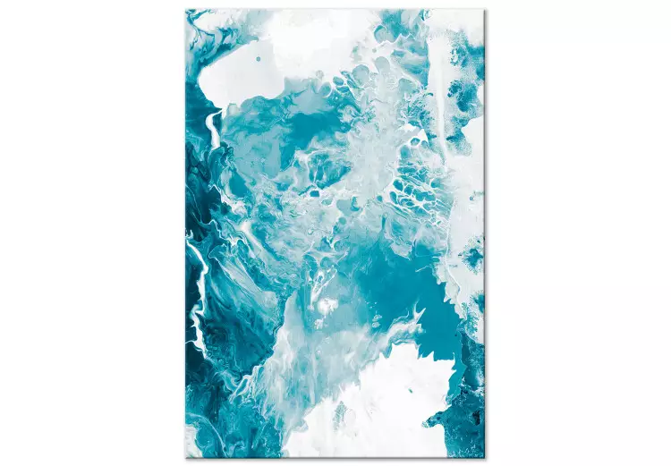 Abstrakcyjny błękit - morskie kolory przypominające marmur