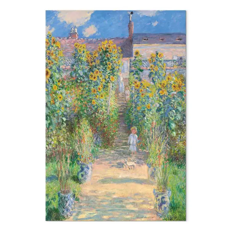 Claude Monet - Ogród Moneta w Vétheuil