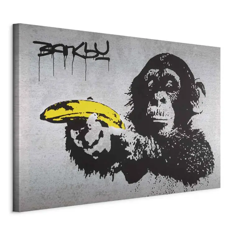 Stój, bo małpa strzela! (Banksy)