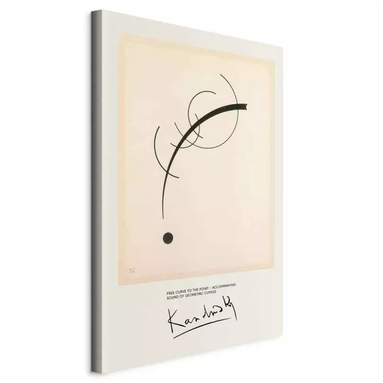 Wassily Kandinsky - Swobodna krzywa do punktu