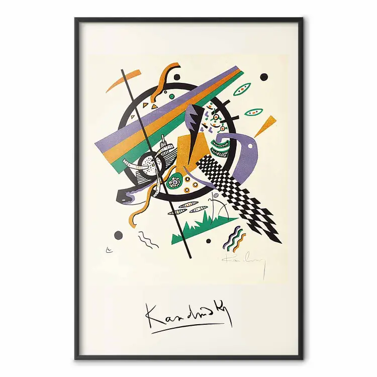 Małe światy - pełna kolorowych kształtów abstrakcja Kandinsky'ego
