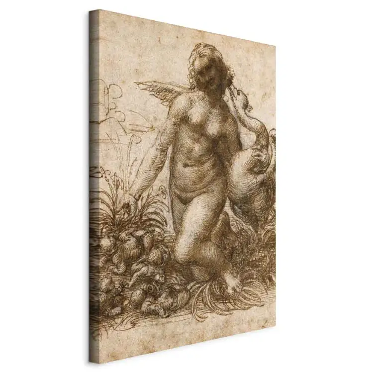 Reprodukcja Leda z Łabędziem - obraz na ścianę malarza: Leonardo da