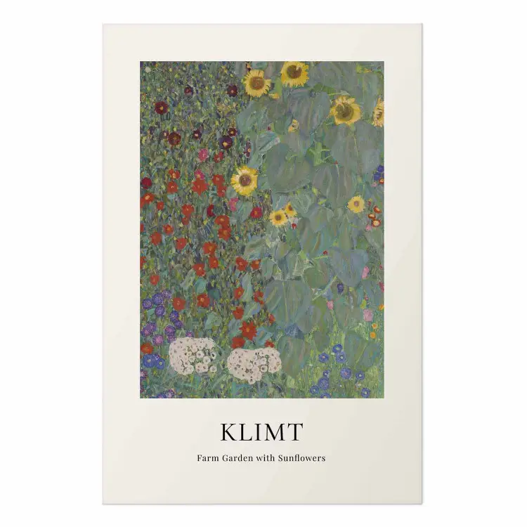 Gustav Klimt - Ogród wiejski ze słonecznikami