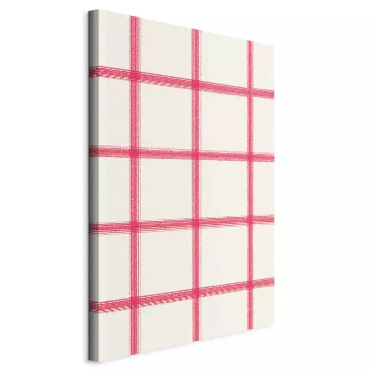 Pastelowy wzór - linie w odcieniach różu tworzące geometryczną siatkę