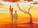 Obraz Taniec Afryki (1-częściowy) - krajobraz z drzewami i zachodem słońca 47200 additionalThumb 3