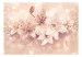 Fototapeta Klejnoty światła - kwiaty lilii na tle z delikatnymi ornamentami 77300 additionalThumb 1