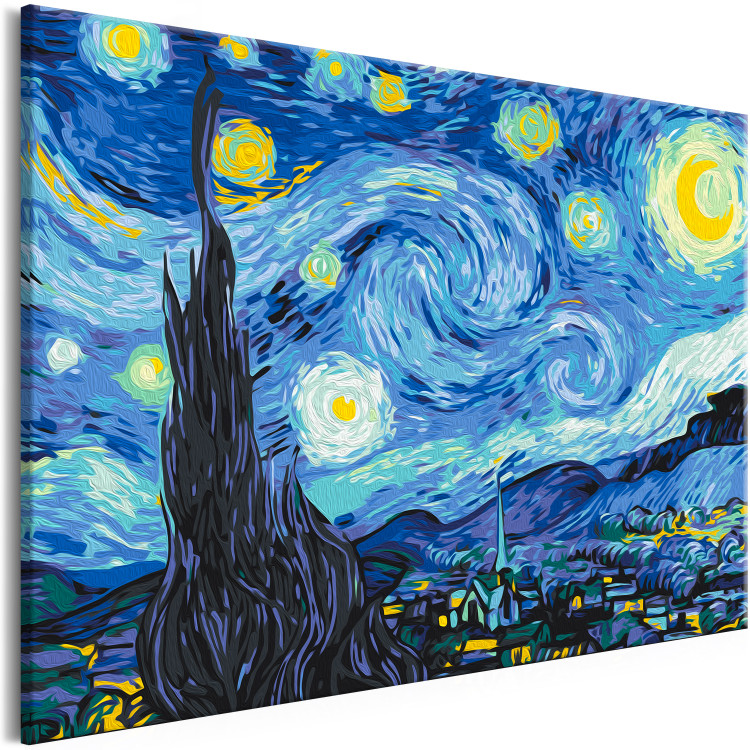 Obraz do malowania po numerach Gwiaździsta noc Van Gogha 132410 additionalImage 4