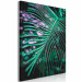 Obraz do malowania po numerach Świeżość poranka - zielony liść palmowy z kroplami wody 146210 additionalThumb 6