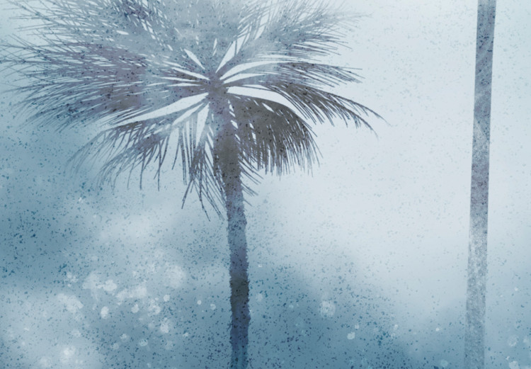 Fototapeta Powiew tropików – pochmurny krajobraz przedstawiający palmy i ptaki 138740 additionalImage 3