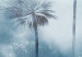 Fototapeta Powiew tropików – pochmurny krajobraz przedstawiający palmy i ptaki 138740 additionalThumb 3