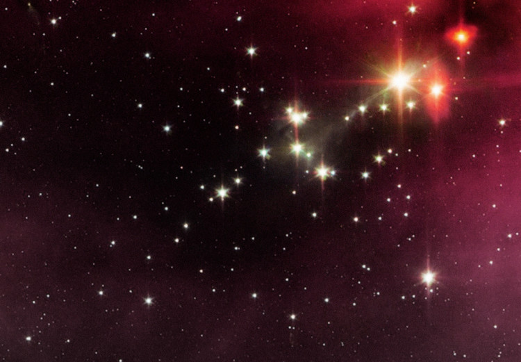 Obraz na szkle Mgławica Rho Ophiuchi - narodziny gwiazd na różowym niebie 146440 additionalImage 7