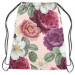 Worek plecak Piwonie w rozkwicie - wzór kwiatowy w stylu vintage na brzoskwiniowym tle 147640 additionalThumb 2
