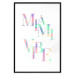 Plakat Miami Vibe - holograficzny napis w pastelowo-tęczowych kolorach 144350 additionalThumb 26