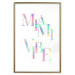 Plakat Miami Vibe - holograficzny napis w pastelowo-tęczowych kolorach 144350 additionalThumb 25