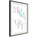 Plakat Miami Vibe - holograficzny napis w pastelowo-tęczowych kolorach 144350 additionalThumb 9