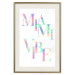 Plakat Miami Vibe - holograficzny napis w pastelowo-tęczowych kolorach 144350 additionalThumb 24