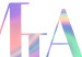 Plakat Miami Vibe - holograficzny napis w pastelowo-tęczowych kolorach 144350 additionalThumb 5