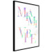 Plakat Miami Vibe - holograficzny napis w pastelowo-tęczowych kolorach 144350 additionalThumb 6