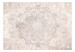 Fototapeta Mandala - jasny ornament w kolorze kremowym na różowym tle 145150 additionalThumb 1
