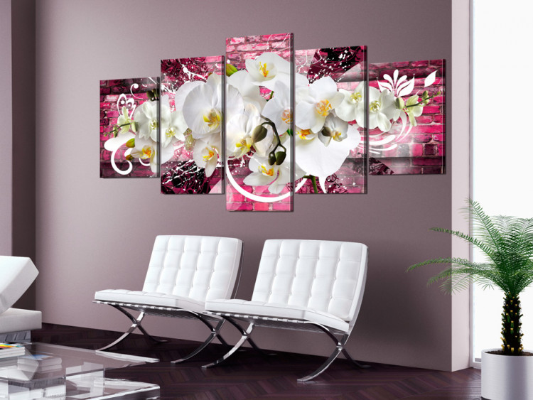 Obraz Wariacja na temat orchidei 61750 additionalImage 3