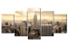 Obraz na szkle Nowy Jork i wschód słońca [Glass] 92570 additionalThumb 2