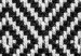 Obraz Splot tkacki - abstrakcja czarno biała przedstawiająca fantazyjny deseń inspirowany splotem tkaniny w stylu skandynawskim 117180 additionalThumb 4